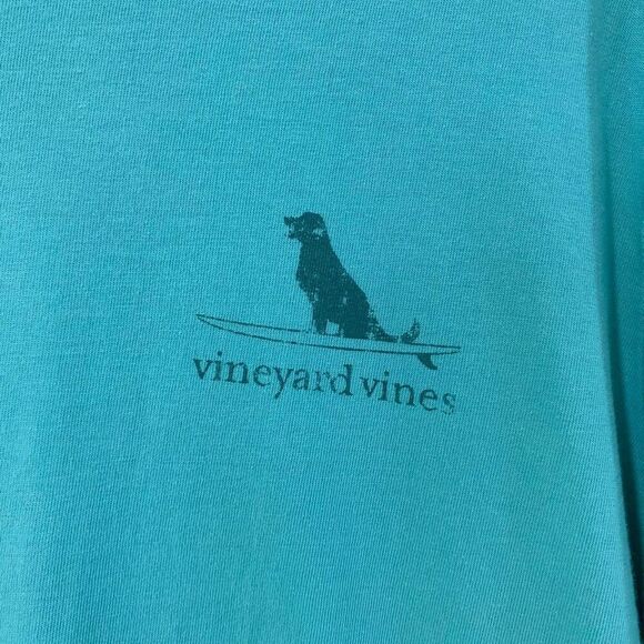 Vineyard Vines Men’s T-Shirt Large – Teal Whale Logo Short Sleeve Tee - Picture 11 of 11